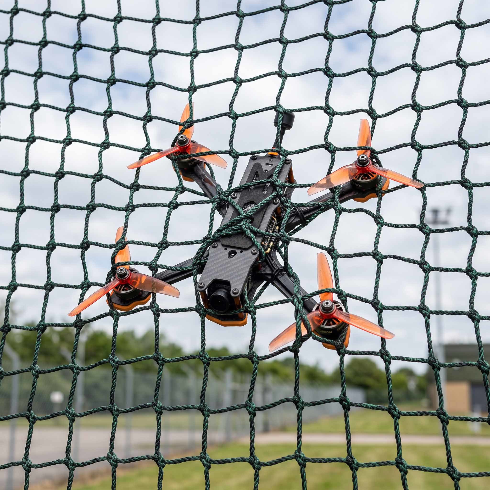 High-Strength Polyethylene (PE) UAV / Drone Safety Netting