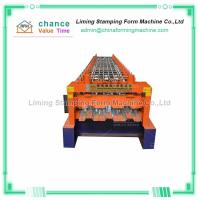 Máquina de la durabilidad que corta con tintas 15m/Min Floor Deck Roll Forming
