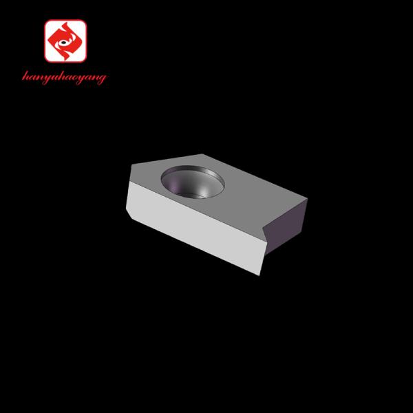 La précision de fraisage des inserts HYHT37V-RQ fabriqués à partir de carbure cimenté pour les machines-outils CNC dans la fabrication automobile