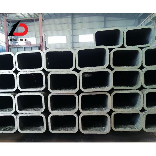 Stock Tubular 2X4 Rectangular Steel Square Tube Black Iron Black Q195 Iron Bi Pipe Rhs Tube For Building