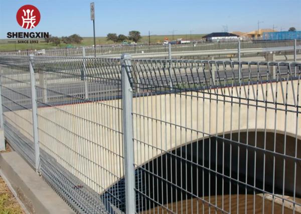 White Color No Sharp BRC Mesh Fence Hot Dipped Galvanised