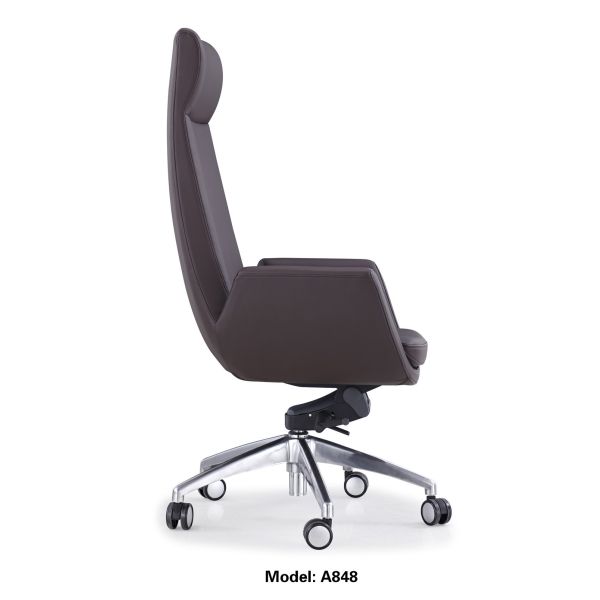 Tan Leather Executive Visitors Chair For Office Oem