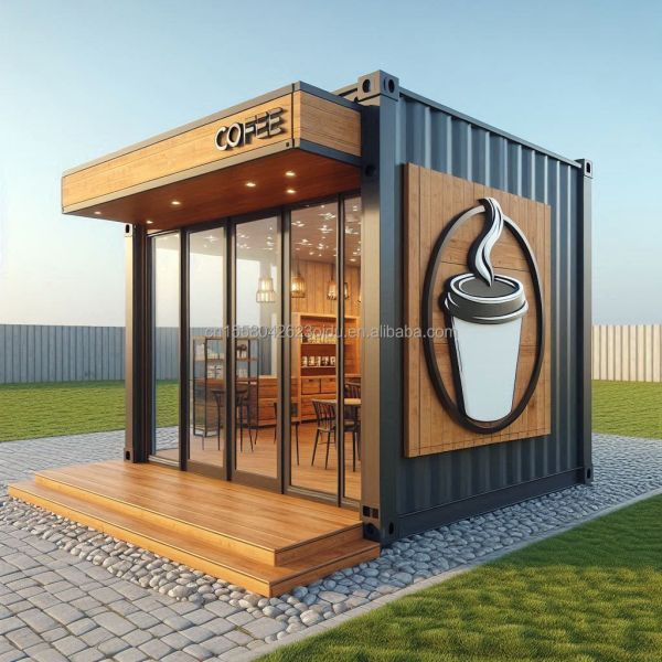 10ft Wooden Plastic Garden House Container Mobile Wooden Activity Room Mini Office Coffee Shop Modern Design for Your Garden