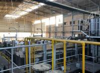 100 toneladas Forno de extremo a gás natural Fusão de vidro doméstico