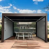Meilleur gazebo en aluminium durable personnalisable et peu d'entretien