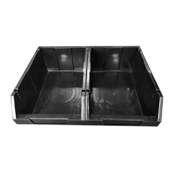 хранение PCB пластиковых коробок ESD элемента рта 165x95x70mm противостатическое косое