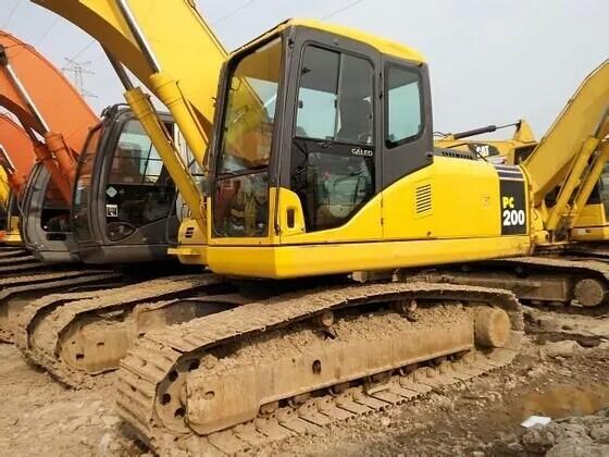 Used KOMATSU PC200-7 Tracked Excavator Original Paint Good Condition Japanese Made