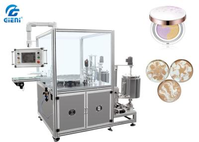 Máquina de enchimento cosmética de alta velocidade, máquina de enchimento modelada da pasta da fundação