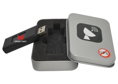 Jammer do sinal de GPS L1 L2 mini GPS da parte traseira do disco de USB com exposição de diodo emissor de luz