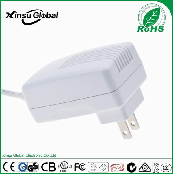 Three-stage mode 16.8V 1A Li ion battery charger with UL cUL FCC PSE CE GS LVD SAA RCM c-tick