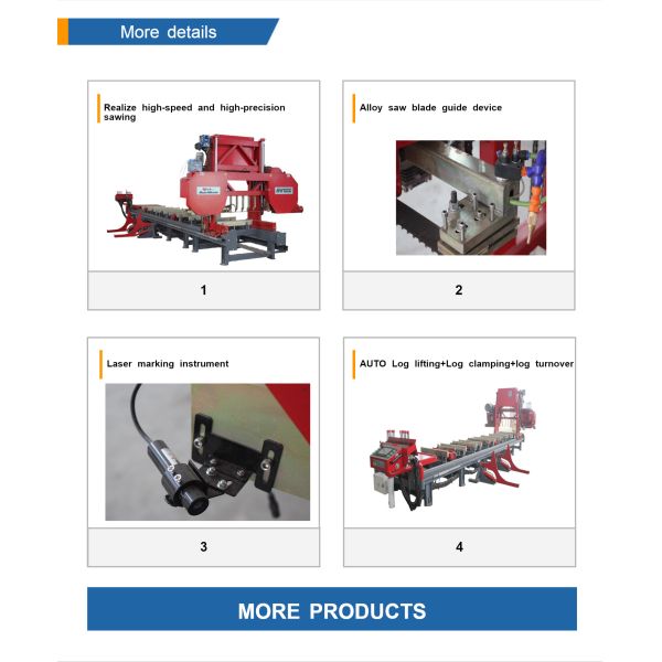 Деревообработка 9*2.2*22м Гидравлическая горизонтальная лента пила для высокоточного резки