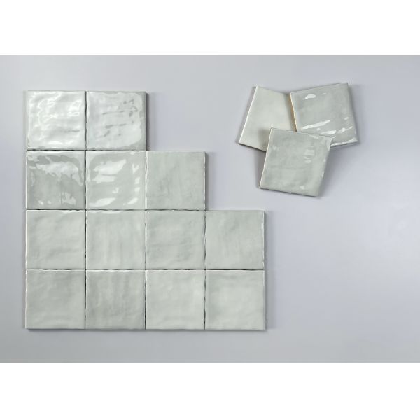 Blue Wear-Resistant 10x10cm Ceramic Wall Tiles For Kitchen And Bathroom