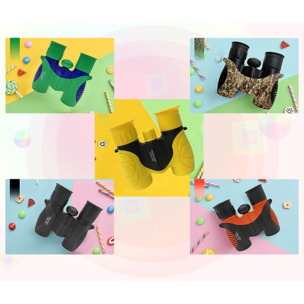 8x21 Shockproof Roof Prism Binoculars Neck Strap For Kids Birding