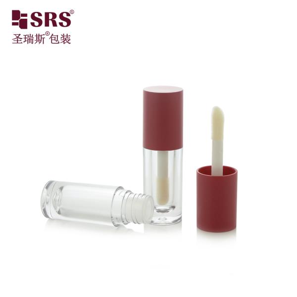 G1139 Injection Color Screw Cap Transparent Plastic Lipgloss Tube Container Customization Cute Cylinder