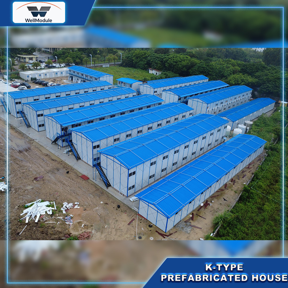 K Type Prefab House Manufacturer Offering Customized Modular Buildings for Commercial Space, Site Office and Residential Applications