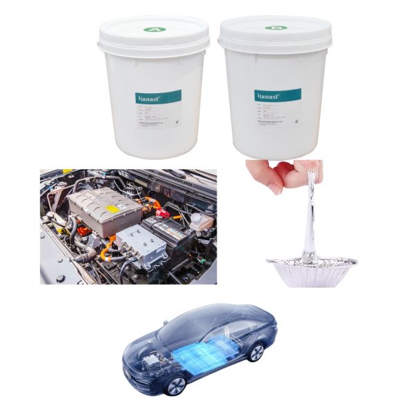 Odm Silicone Gel Raw Material 1:1 Waterproof Gel Silicon For Flow Meter Junction Box Liquid Potting Gel