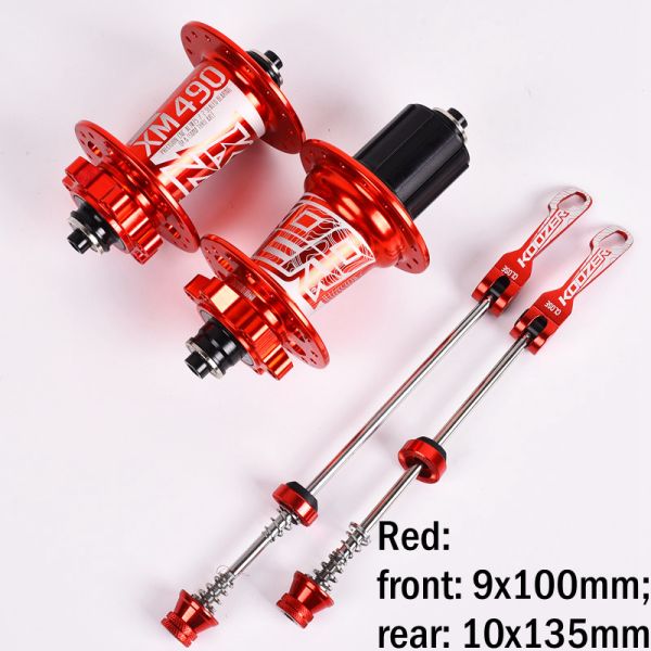 2021 Koozer XM490PRO 4 Bearing MTB Mountain Bike Hub Rear 12x142mm Thru 32 Holes Disc Brake Bicycle