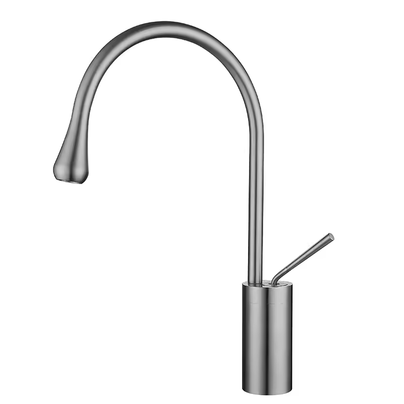 Single Handle Modern Wash Black Mixer Water Sink Taps Bathroom Basin Faucets for Bath Room