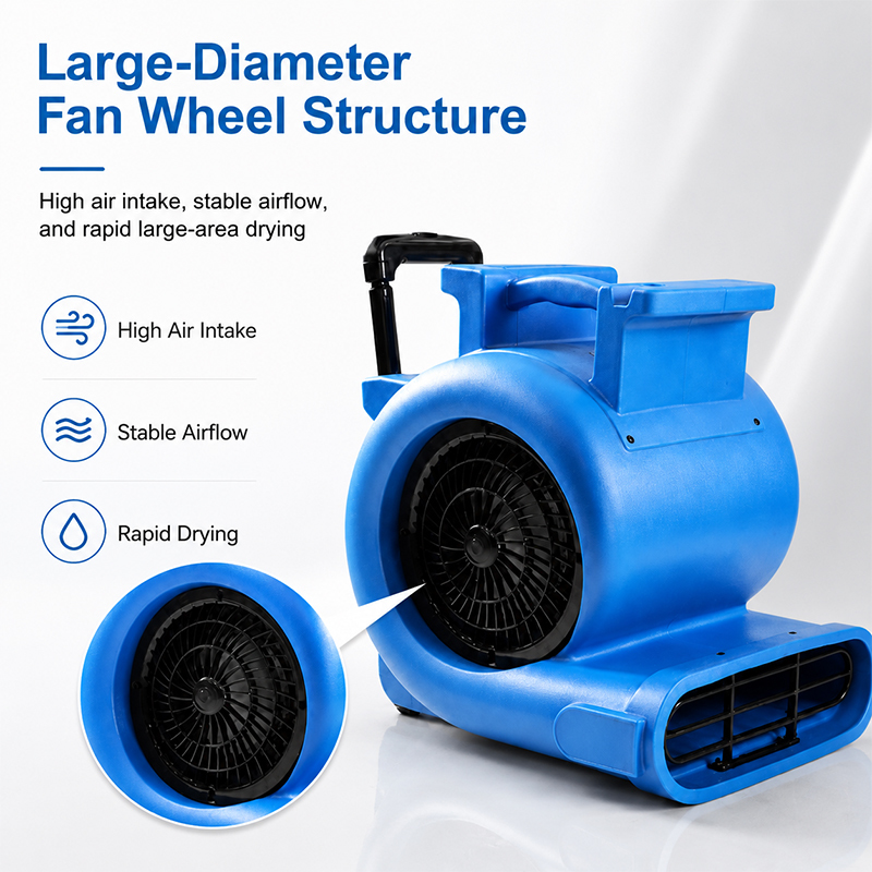 Commercial 3-speed Floor Drying Machine Portable Dryer for Floors and Carpets Applicable to Hotel Hospital