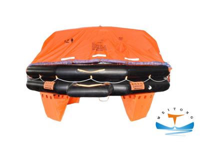 A Pack Type Marine Life Raft 12 Man Capacity MSC.47 Standard For Emergency