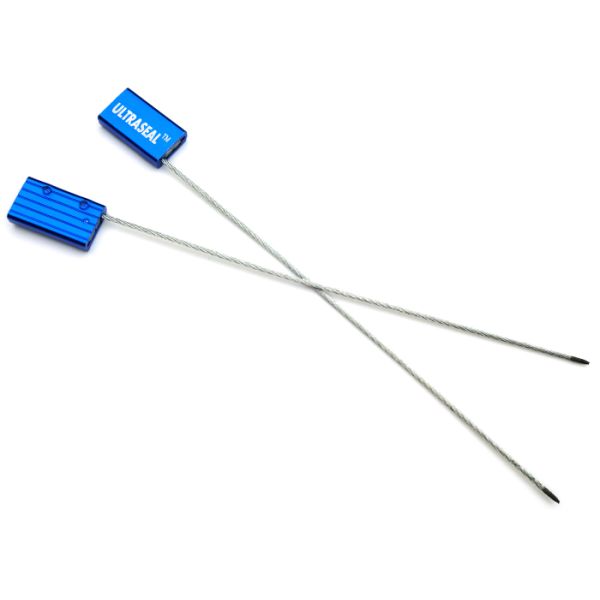 1.5mm Diameter Wire Mini Pull Tight Cable Seal with 1.96 KN Tensile Strength for Logistics Security