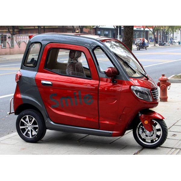 Silent Motor Electric Passenger Tricycle 60V 1000W 45Ah Battery Long Travel Range