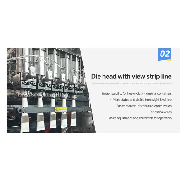 Single Station HDPE Wide Mouth Daily-Use Containers Making Machines Extrusion Blowing Molding Machine