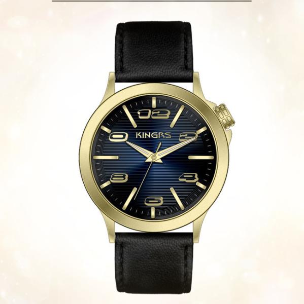 Leather Band Zinc Alloy Round Case ladies fashionable watches Miyota movement