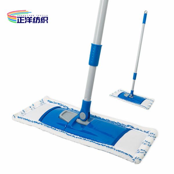 Espanador branco azul de limpeza do bolso do vapor 600gsm do punho 16x48cm 150cm do espanador do ferro