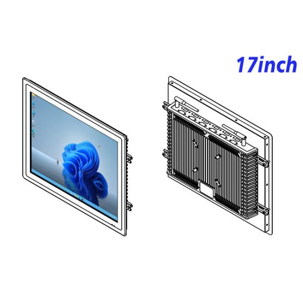 17-Inch Integrated Windows Monitor for Industrial Automation and Logistics Operations