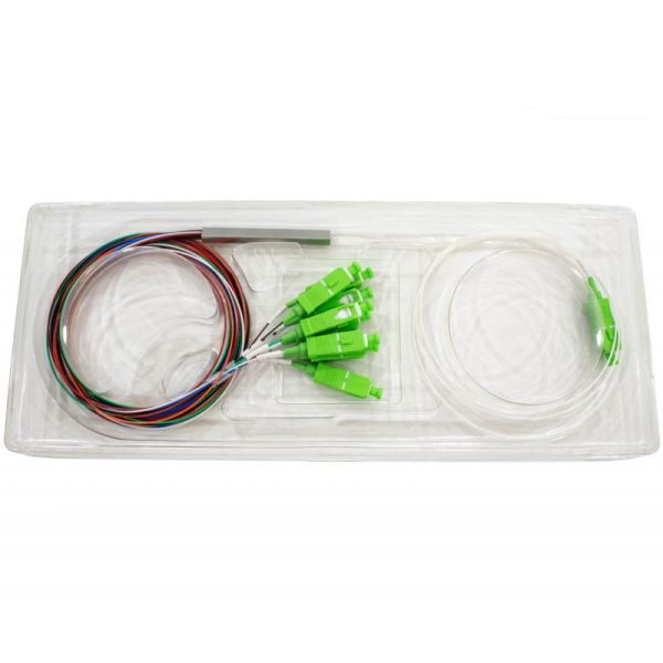 Низкое оптическое волокно PDL оборудует тип Blockless Splitter оптического волокна PLC SCAPC 1X8