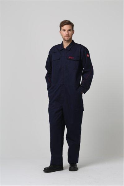 EN11612 Flame Resistant Clothing , 100% Cotton Flash Proof Overalls