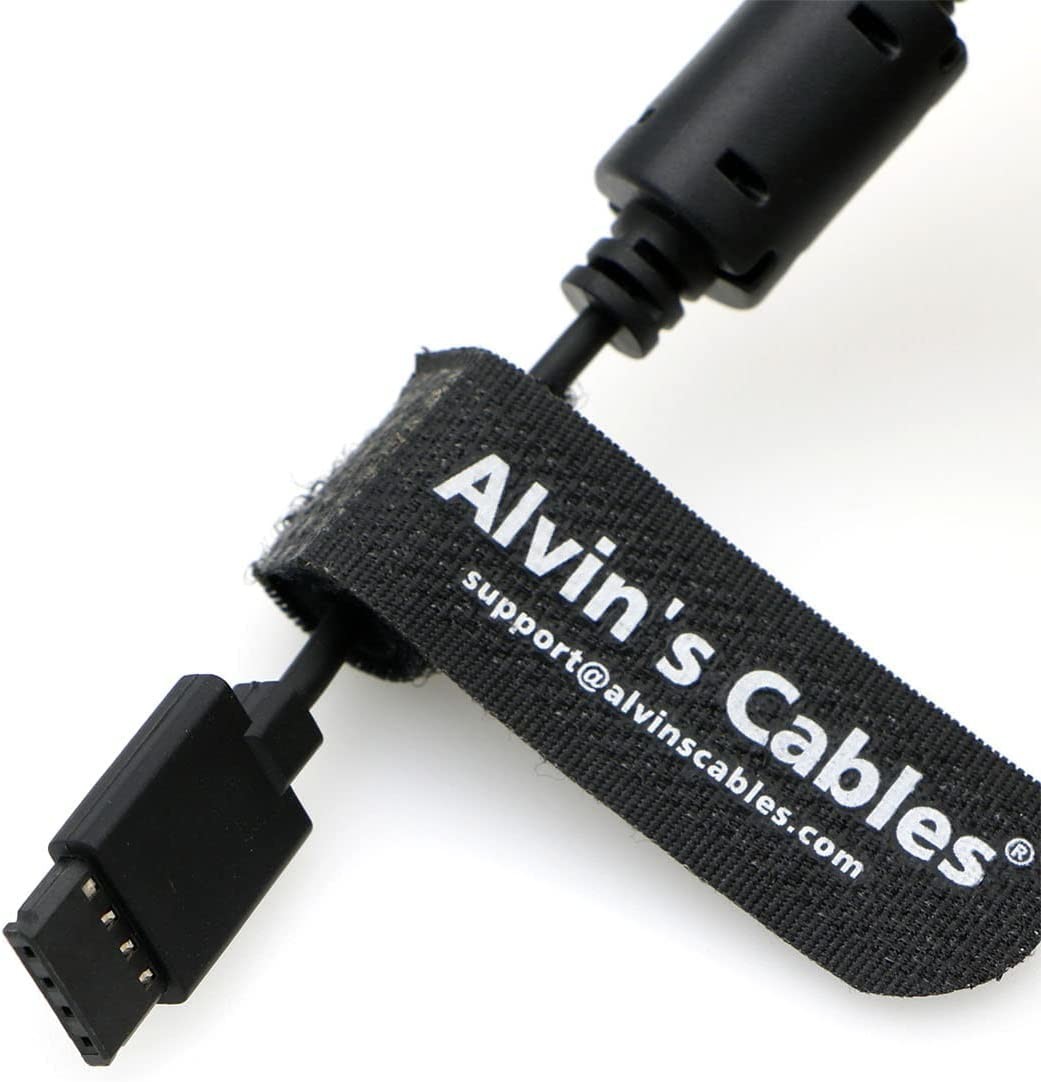 Alvin's Cables NP-FZ100 Dummy Battery To Ronin S Gimbal Power Coiled Cable For Sony Alpha A9II A9 A7RIV A7RIII A7III A7S