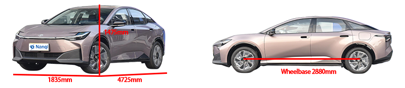 Brown Toyota bZ3 Battery Electric Vehicle For Daily Commuting