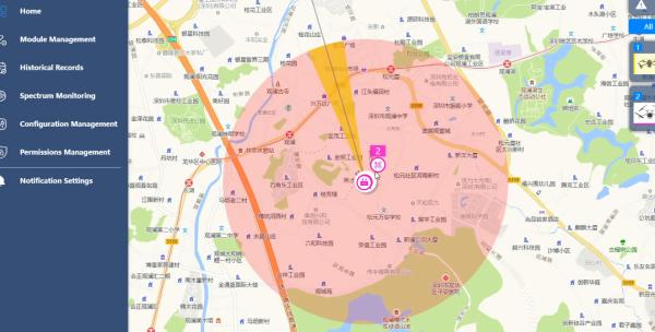 Stationary Drone Detector LDSK-D01 UAV Position Finding Equipment | IP65 All Weather Fixed Detector