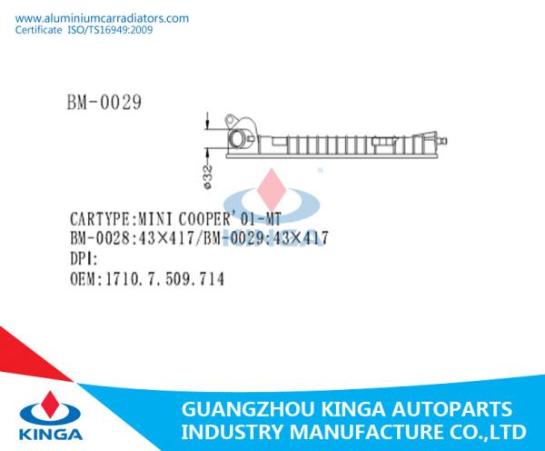 OEM 1710.7.509.714  BMW MINI COOPER '01 MT Radiator Plastic Tank Repair Material PA66