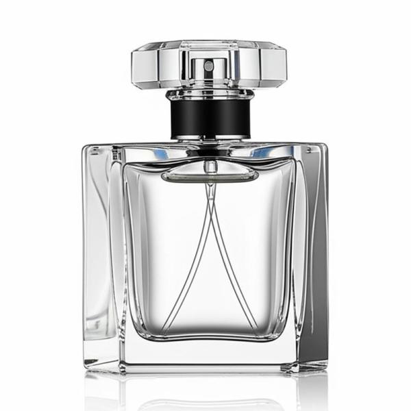 Bouteille de parfum K9 cristallin 6ml Noir Blanc Gravure personnalisée