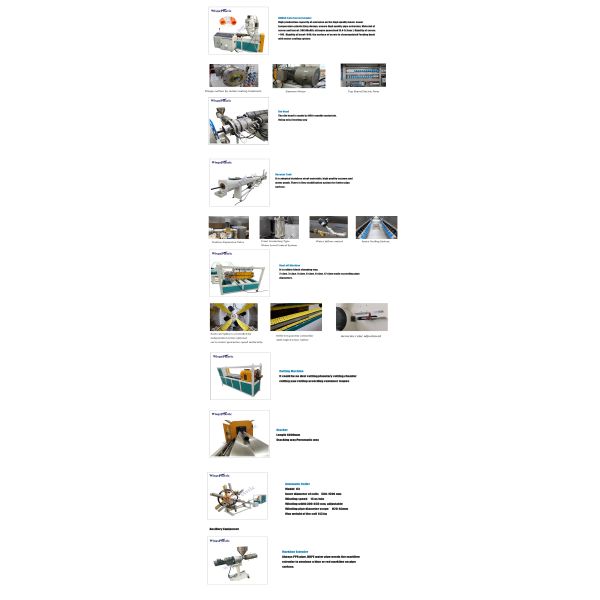 Автоматическая линия экструзии электрических труб из пластика PE PPR PERT