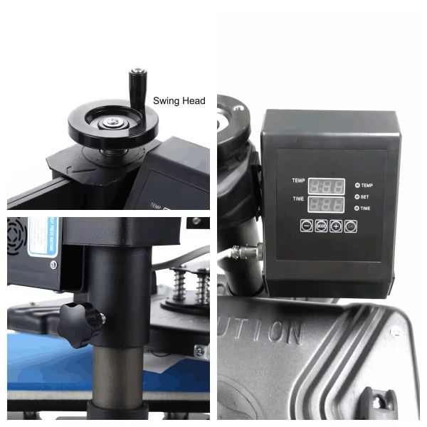 Multifunctional Combo Heat Press 8 in 1