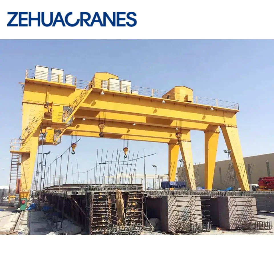 High Quality Rubber Tye Container Ganty Crane 20ton 30ton 40ft Container Lifting Remote Control