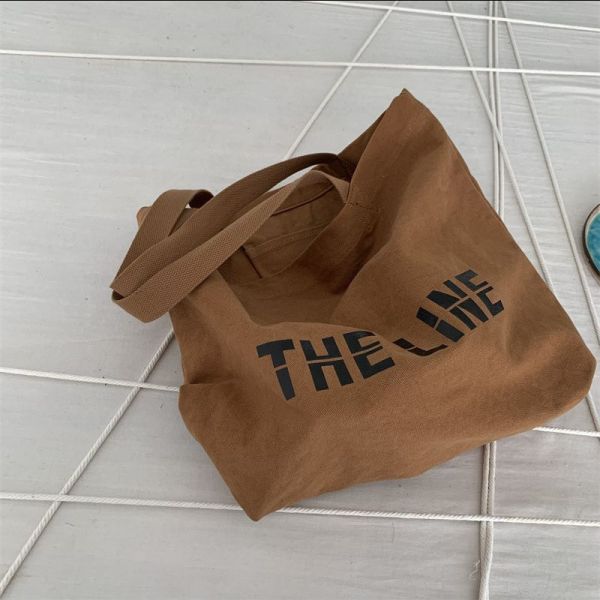 Accepable OEM/ODM Letter Print Cotton Tote Bag for High Demand