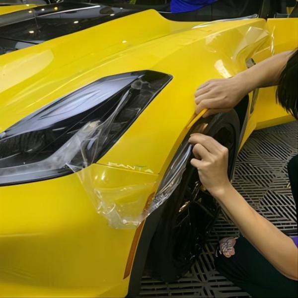 Anti-amarelamento Anti-arranhões Alta viscosidade Película de Proteção Brilhante 7.5mil TPU PPF Car Invisible Wrap