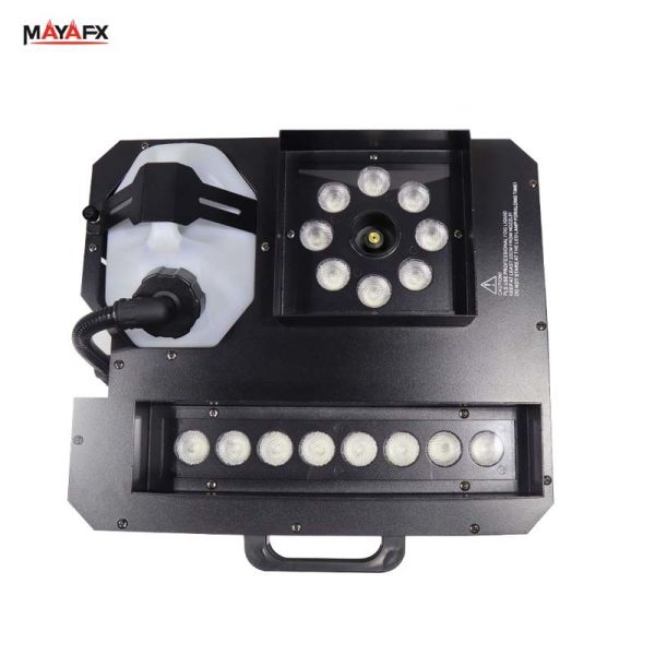 3000W LED Smoke Geyser with DMX512 Control and RGB Lighting for Disco Bar Club Events