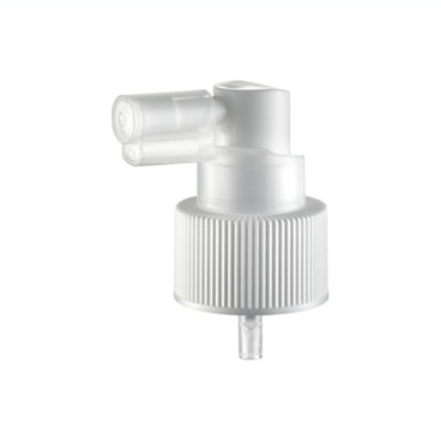 JL-MS105A Ribbed Aluminum Oral Nasal Mist Sprayer Pump 20 22 24 28 410 Plastic Sprayer For Nasal Clean Leak Proofness