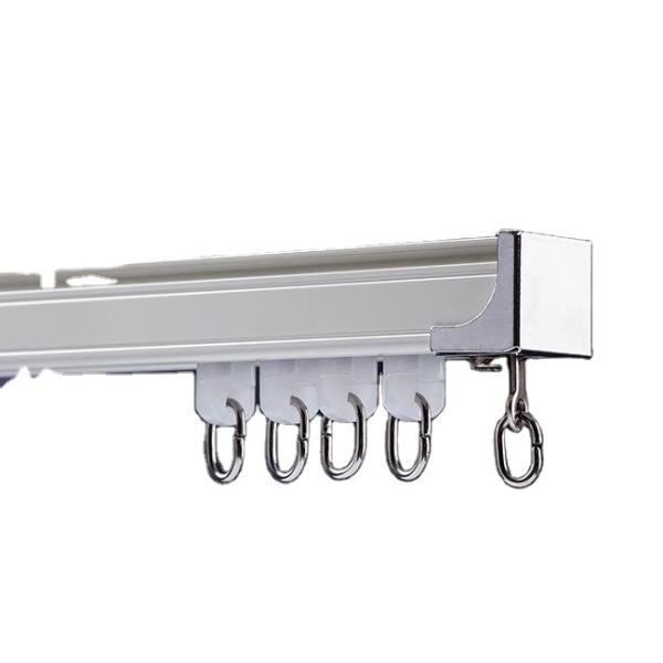 Wholesale Affordable Aluminium Alloy Extrusion Ceiling Mount Hospital Household S Fold Curtain Track Rail