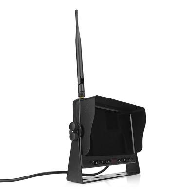 7インチフォークリフトワイヤレスカメラシステム OEMワイヤレスリアカメラシステム 10V - 45V DC