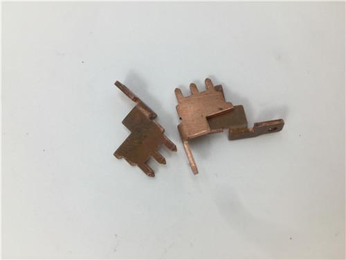 Hardware de cobre puro do interruptor que carimba o bronze magnético do garfo dos acessórios que carimba as peças