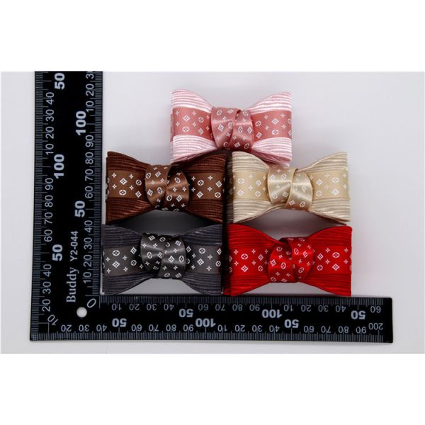 Ribbon coloured bow-tied shoe flower,Handmade footwear ornaments and flower Thread ribbon Beige ,white,black,red ,blue