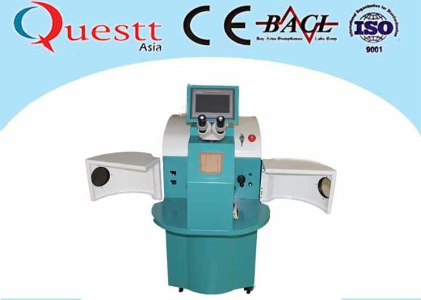 máquina de soldadura do laser da joia do microscópio 10X para o laser de aço inoxidável de 200W YAG