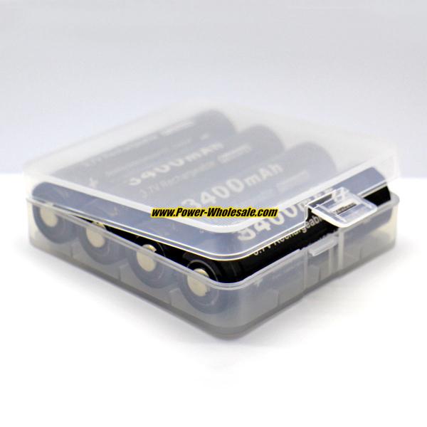 Soshine 3.7V Li-ion 18650 Protected Battery: 3400mAh with button top